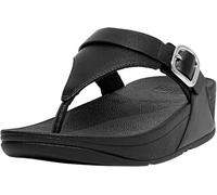 Fitflop Lulu Adjustable Leather Es8 Sandals Black EU 39 Woman