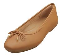Fitflop Women's DELICATO Bow Soft Leather Ballet Flats, Desert Tan, 5 UK
