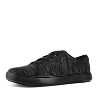 FitFlop Men's Christoph Knit Sneakers, Black, 11 M US