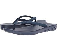 Fitflop Men's Iqushion Ergonomic Flip-flops Open Toe Sandals, Blue Midnight Navy 399, 10 UK