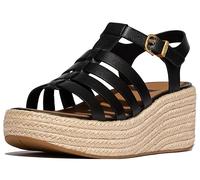 Fitflop PLATFFORMS ESPADRILLE Womens Wedge Sandals Black
