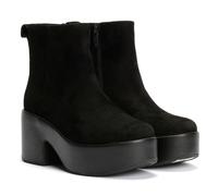 Fitflop Platfforms Heeled Suede Women's Black Ankle Boots UK 5