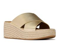 Fitflop Platfforms Leather Women's Platino Sandals UK 8