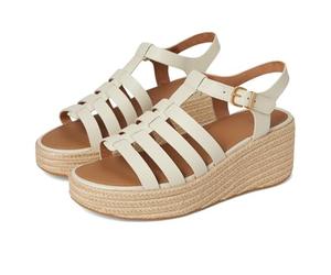 Fitflop Platforms Fisherman Womens Wedge Sandals in Platino