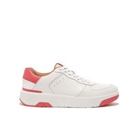 Fitflop Rally Evo Leather Sneaker URBAN WHITE ROSY CORAL SIZE 7