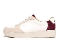 Fitflop Rally Leather/suede Panel Trainers Beige EU 37 Women