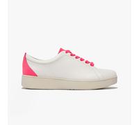 FitFlop RALLY NEON-POP Womens Trainers Urban White/Pop Pink - UK 3