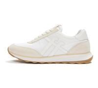 FitFlop Retro-Q FF Fabric Suede Sneakers Urban White Womens Trainers Size 4-8