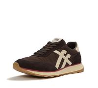 Fitflop Retro-Q FF Nylon Women's Chocolate Brown/Paris Beige Trainers - UK 6.5