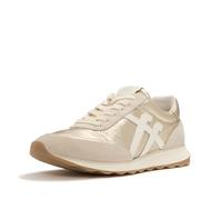 Fitflop Retro-Q FF Nylon Women's Platino Trainers - UK 5