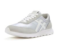 Fitflop Retro-Q FF Nylon Womens Silver/Urban White Trainers - Size UK 7