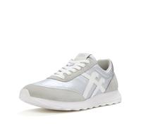 Fitflop Retro-Q FF Nylon Women's Silver/Urban White Trainers - UK 5.5
