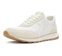 Fitflop Retro-Q FF Nylon Womens Urban White Mix Trainers - Cream - Size UK 5