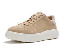 Fitflop RTG Lace Up Suede Womens Hazelnut Trainers - Cream - Size UK 8