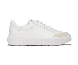 FitFlop RTG Leather Sneaker Womens Ladies White Trainers Shoes Size 4-8