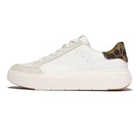 Fitflop RTG Leopard Backtab Leather Trainers UK 4