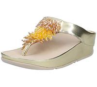 FitFlop Womens Rumba Ombre Toe Post Sandals Platino 4