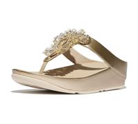 Fitflop RUMBA STARBURST-BEAD METALLIC TOE-POST SANDALS