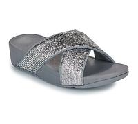 FitFlop Sandals LULU CRINKLED SHIMMER in Silver 3