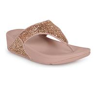 Fitflop Lulu Glitter Synthetic Women's Toe Post Sandals - Rose Gold / UK 6 / Medium