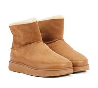 Fitflop Womens Gen-ff Ultra - Shearling Mini Ankle Boot, Desert Tan, 3 UK