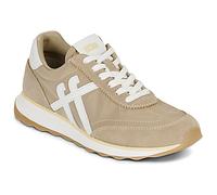 FitFlop Women's Retro-Q Ff Fabric/Suede Shoe, Cappuccino/Cream, 37