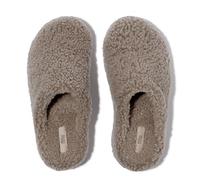 Fitflop SHUV Curly-Shearling Clogs Taupe