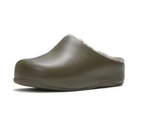 FitFlop Shuv Leather Shearling Mules