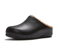 FitFlop Shuv Leather Shearling Mules