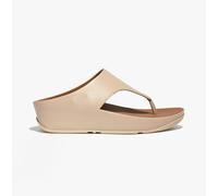FitFlop SHUV TOE-POST Womens Sandals Stone Beige - UK 8