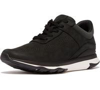 Fitflop Vitamin FFX Mens PERF Nubuck Sports Sneakers Shoe, Black/Cream, 11 UK