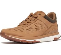 Fitflop Vitamin FFX Mens PERF Nubuck Sports Sneakers Shoe, Clay Grey/Urban White, 9 UK