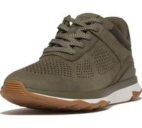 Fitflop Vitamin FFX Mens PERF Nubuck Sports Sneakers Shoe, Clay Grey/Urban White, 8 UK