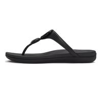 FitFlop FitFlop SOLAY GLOSSY Womens Flip-flops Black - UK 8 - Black
