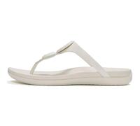 FitFlop Women's Sandals Solay Glossy-Disc Toe-Post Cream Size 8