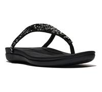 Fitflop Solay Mixed Crystal Toe Post Sandals Black EU 41 Woman