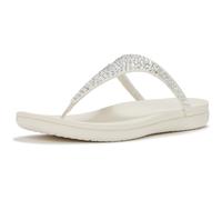 Fitflop Solay Mixed-Crystal Textile Women's Cream Sandals - UK 6