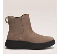 FitFlop Suede Flatform Chelsea Boots TAUPE SIZE 3