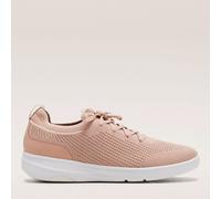 Fitflop Super-q Knit Slip-on Laced Trainers BEIGE BUFF ROSE GOLD SIZE 3