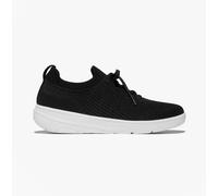 Women's FitFlop SUPER-Q KNIT Womens Trainers Black - Size: 3