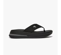 FitFlop Surff TWO-Tone Webbing Womens Textile Slip-On Lightweight Black Sandals