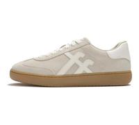 FitFlop The Dash T-Toe Leather Sneakers Beige Womens Trainers Size 5-8