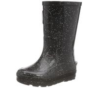 Girl's FitFlop WONDERWELLY Kids Rain Boots Black Glitter