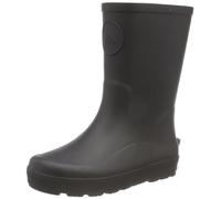 Fitflop Boy's Unisex WONDERWELLY Kids Toddler Ergonomic RAIN Boots Fashion, Black, 8 UK Child
