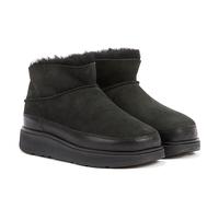 Fitflop Women's Gen-FF Ultra-Mini Double-Faced Shearling Boots Ankle, Black, 5 UK