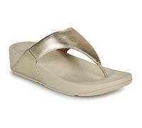 Fitflop Lulu Leather Toe-post Sandals Golden EU 39 Woman
