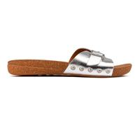 Fitflop Iqushion Adjustable Bukle Metallic Womens Sandal Silver UK 3 - 8