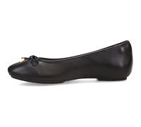 Fitflop Women's DELICATO Bow Soft Leather Ballet Flats Shoe, Black, 4 UK