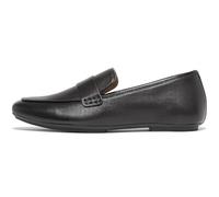 Fitflop Women's DELICATO Soft Leather Loafers Shoe, Black, 9 UK