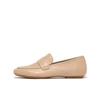 Fitflop Women's DELICATO Soft Leather Loafers Shoe, Classic Beige, 7 UK